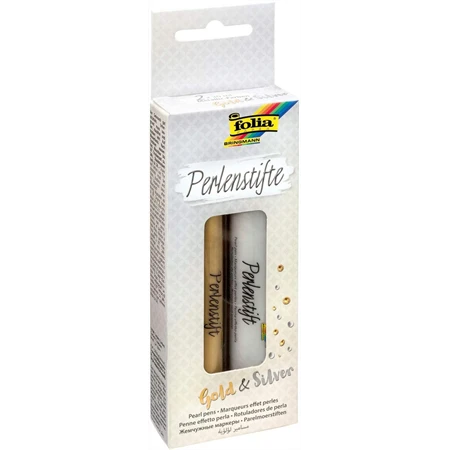 Gyöngytoll szett 2db-os 30ml Arany/Ezüst