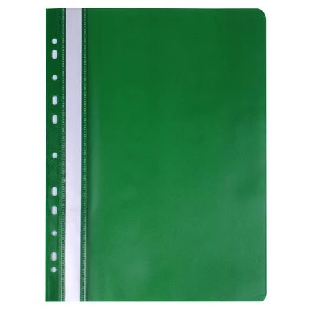 Gyorsfűző PVC, lefűzhető VICTORIA zöld, 20db/csomag