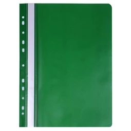 Gyorsfűző PVC, lefűzhető VICTORIA zöld, 20db/csomag