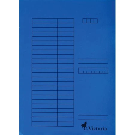 Gyorsfűző karton VICTORIA 5db/cs kék