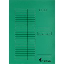 Gyorsfűző karton VICTORIA 5db/cs zöld