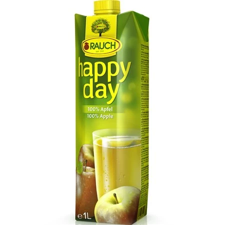 Gyümölcslé 100% 1 liter RAUCH Happy day alma