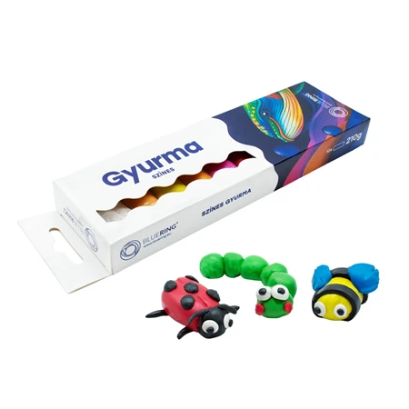 Gyurma 10db-os színes BLUERING 210gr