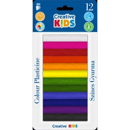 Gyurma 12db-os színes ICO CREATIVE KIDS 165gr