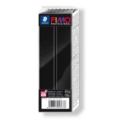 Gyurma süthető FIMO Professional 454gr, fekete