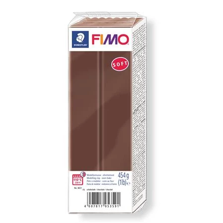 Gyurma süthető FIMO Soft 454gr, csokoládé