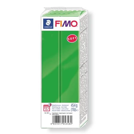 Gyurma süthető FIMO Soft 454gr, trópusi zöld