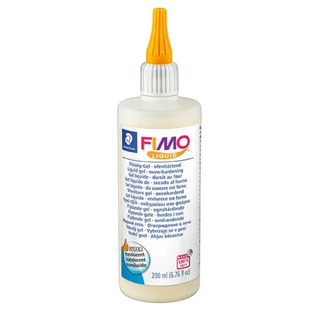 Gyurma folyékony süthető FIMO 200ml átlátszó