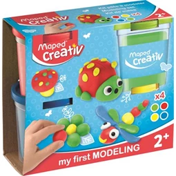 Készségfejlesztő MAPED Gyurma készlet 4x120g MAPED CREATIV vegyes színek