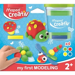 Készségfejlesztő MAPED Gyurma készlet 4x120g MAPED CREATIV vegyes színek