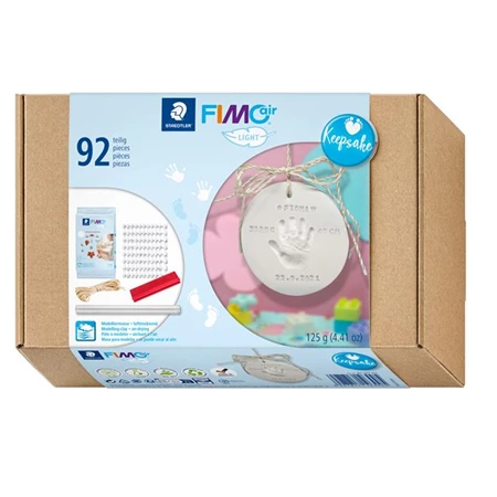 Gyurma készlet levegőn száradő FIMO Air Light 125g emléktárgy készítő