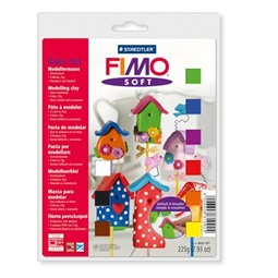 Gyurma süthető FIMO készlet Soft Basic 9x25 g, vegyes színek