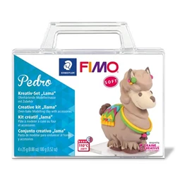 Gyurma készlet süthető FIMO Soft Creative 4x25 gr Pedro Láma