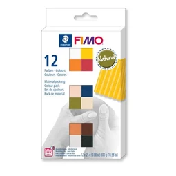 Gyurma süthető FIMO készlet Soft Natural Pack 12x25 g, vegyes színek