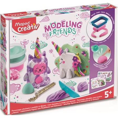 Gyurma készlet levegőn száradó MAPED CREATIV Modeling Friends Magical mágikus