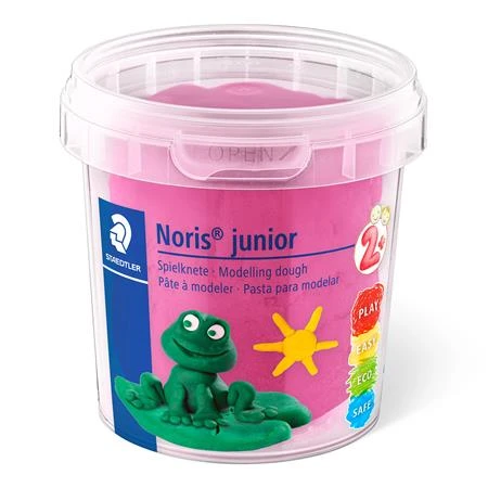 Gyurma levegőn száradó modellező STAEDTLER "Noris® junior 813", 4 különböző neon szín