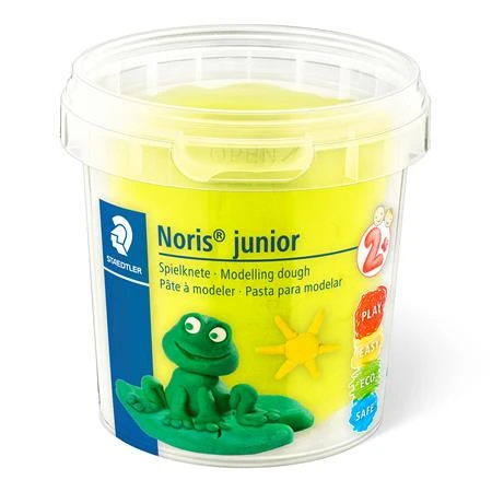 Gyurma levegőn száradó modellező STAEDTLER "Noris® junior 813", 4 különböző neon szín