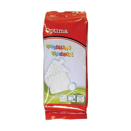 Gyurma levegőn száradó modellező massza OPTIMA 500g fehér
