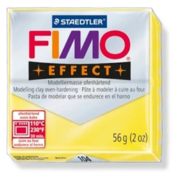 Gyurma süthető FIMO Effect 56 g, áttetsző sárga