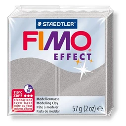 Gyurma süthető FIMO Effect 56 g, gyöngyház halvány ezüst