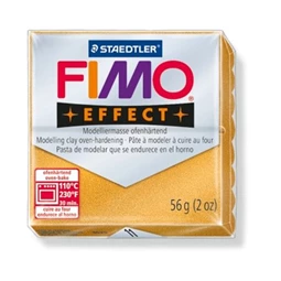 Gyurma süthető FIMO Effect 56 g, metál arany