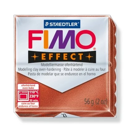 Gyurma süthető FIMO Effect 56 g, metál réz