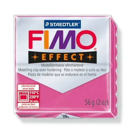 Gyurma süthető FIMO Effect 56 g, metál rubin