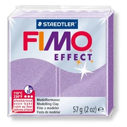 Gyurma süthető FIMO Effect 56g gyöngyház lila