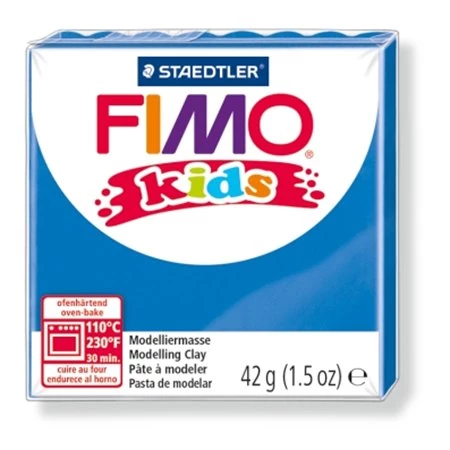 Gyurma süthető FIMO Kids 42 g, kék