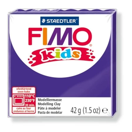 Gyurma süthető FIMO Kids 42 g, lila