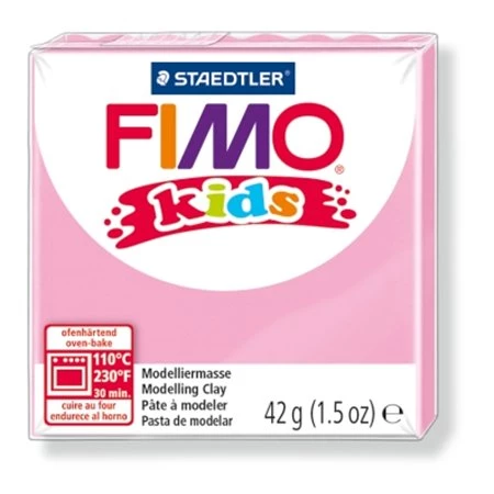 Gyurma süthető FIMO Kids 42 g, pink