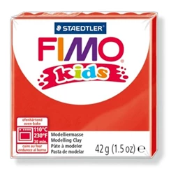 Gyurma süthető FIMO Kids 42 g, piros