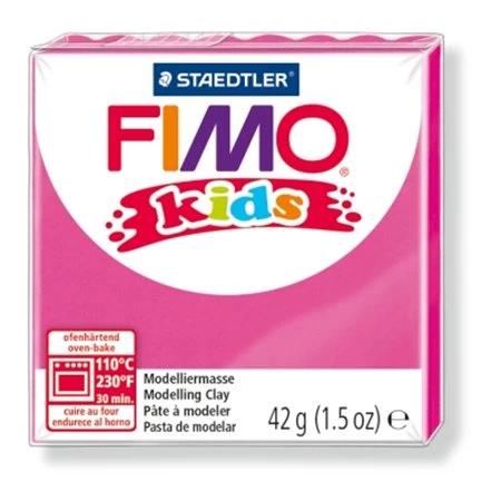 Gyurma süthető FIMO Kids 42 g, rózsaszín