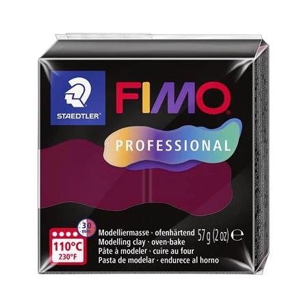 Gyurma süthető FIMO Professional 57gr, bordeaux