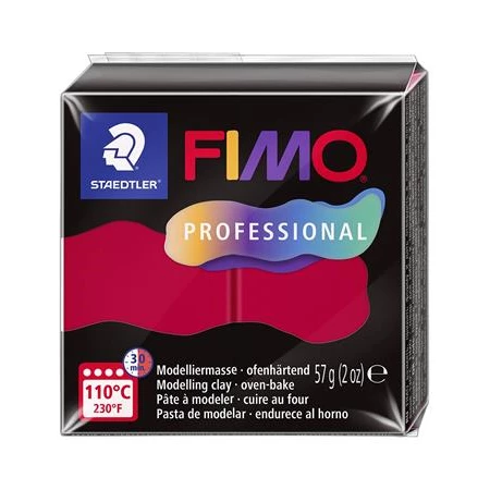Gyurma süthető FIMO Professional 57gr, kármin