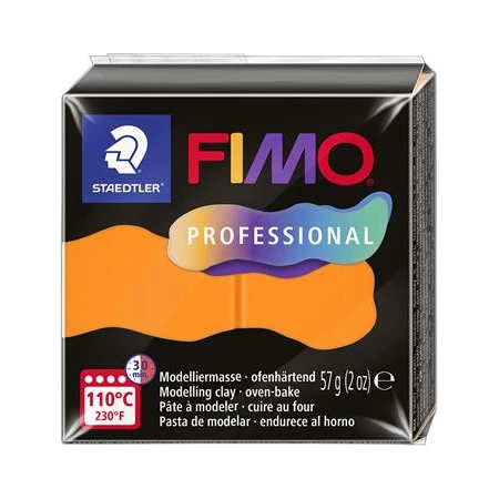 Gyurma süthető FIMO Professional 57gr, narancs
