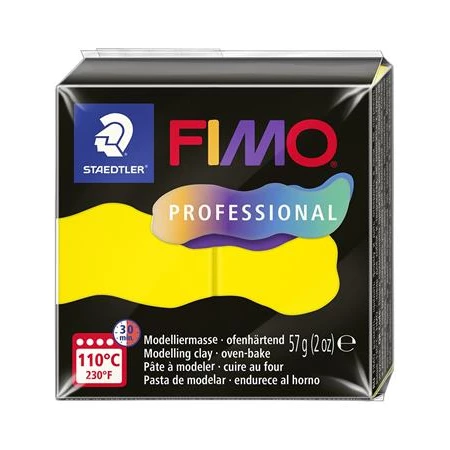 Gyurma süthető FIMO Professional 57gr, sárga