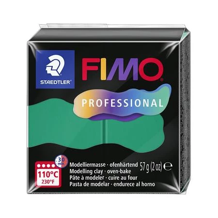 Gyurma süthető FIMO Professional 57gr, zöld