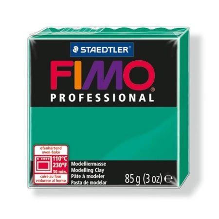 Gyurma süthető FIMO Professional 85g, intenzív zöld