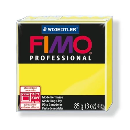 Gyurma süthető FIMO Professional 85g, sárga