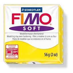Gyurma süthető FIMO Soft 56 g, citrom