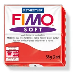 Gyurma süthető FIMO Soft 56 g, indiánpiros