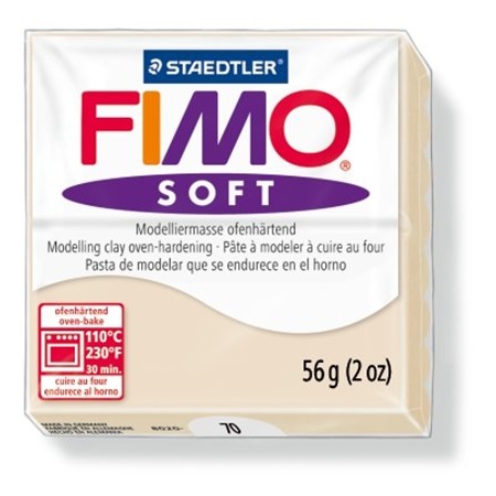 Gyurma süthető FIMO Soft 56 g, szahara