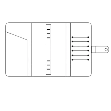 Gyűrűs kalendárium Real 1/160 Gyűrűs, fényes műbőr sötétkék szinű, 195x235mm