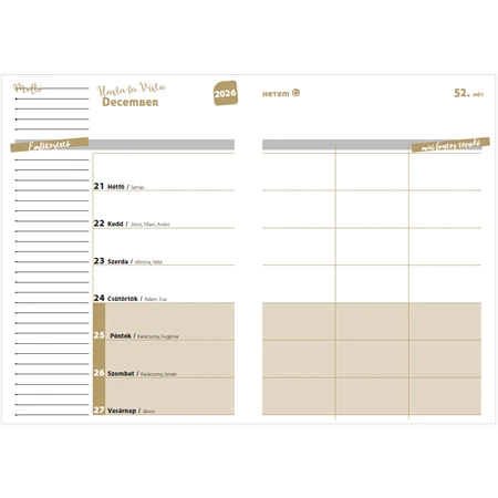 Hallgatói zsebkönyv 2026-2027 REAL akvarell