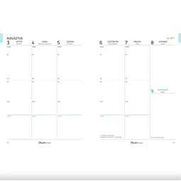 Hallgatói zsebkönyv B/5 2026-2027 LIZZY keményfedeles PlanAll Succes