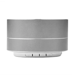 Hangszóró bluetooth fém 4 x 7 cm ezüst színű