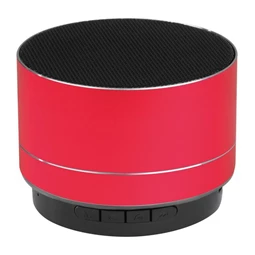 Hangszóró bluetooth fém 7 x 5 cm tölthető akkumlátorral piros