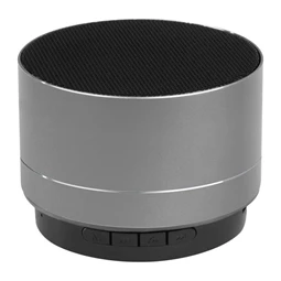 Hangszóró bluetooth fém 7 x 5 cm tölthető akkumlátorral szürke