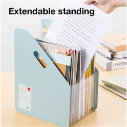 Harmónika mappa A/4 álló 13 rekeszes, vegyes szín